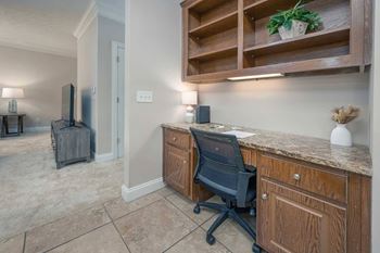 Built-in computer desks*